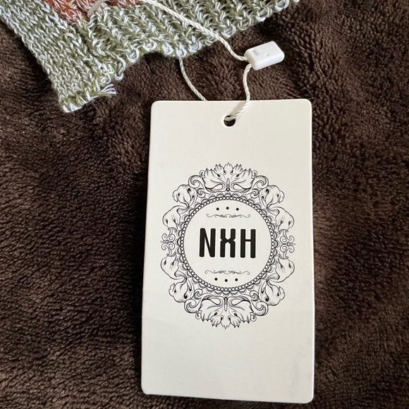 ✨NXH Split Dress Tie Shoulder Dress Cover Up Size L - Picture 11 of 13